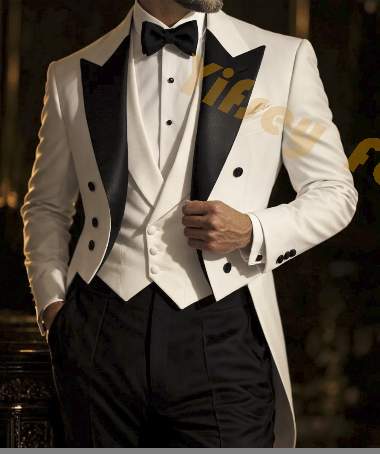 Slim Fit Blazer Men - Conjunto de Terno Masculino com Fraque
