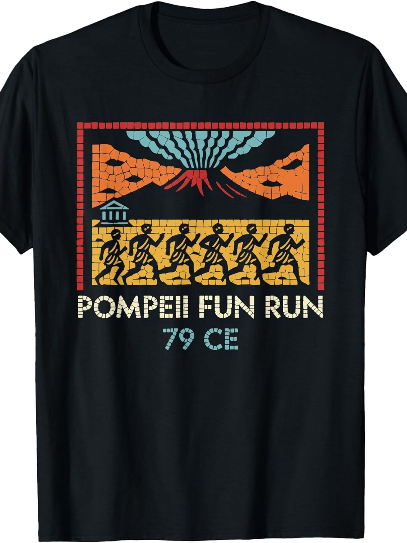 Men'S Fashion History - Camiseta Pompeii Fun Run 79 CE