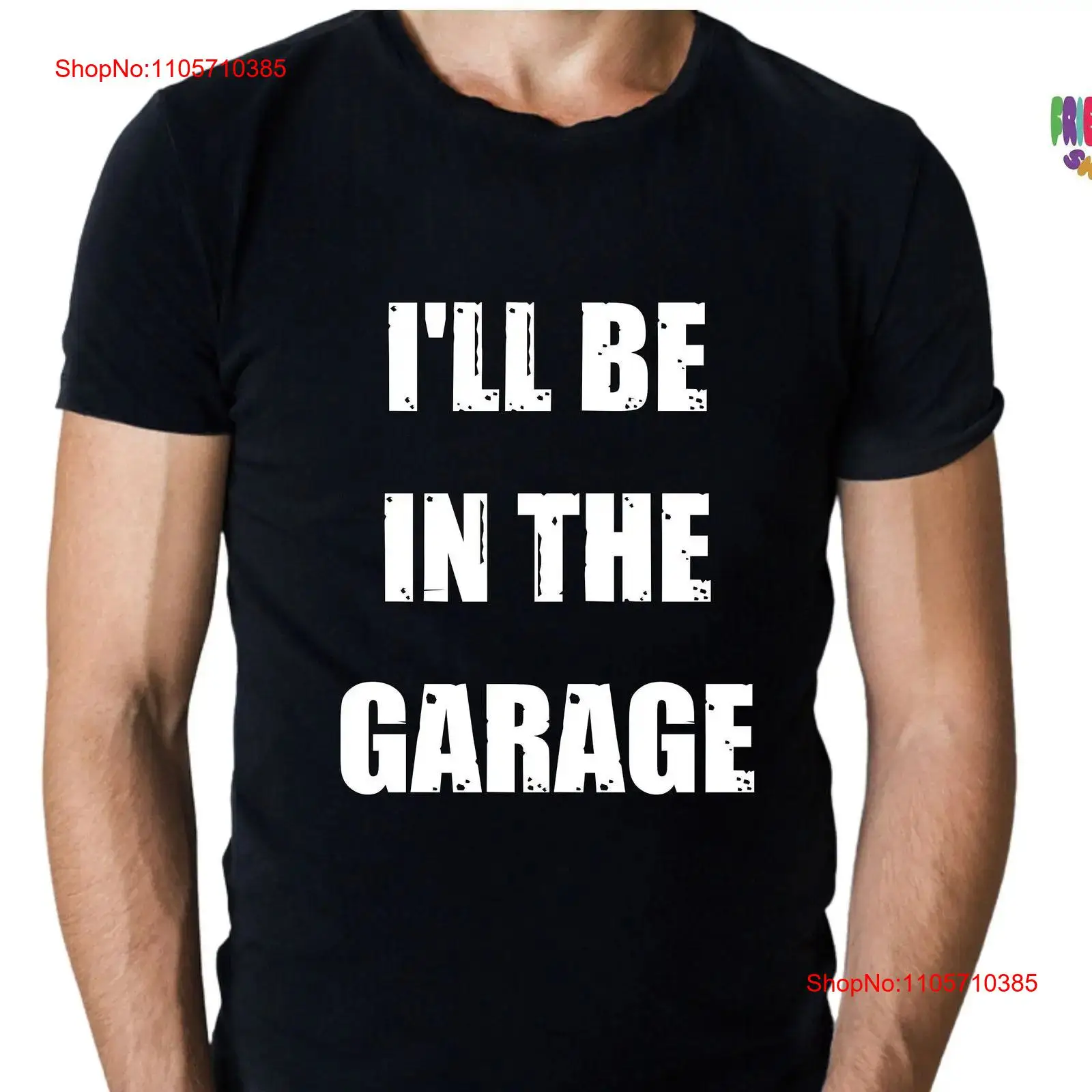 Men'S Fashion Garage - Camiseta Engraçada Masculina: Estarei na Garagem