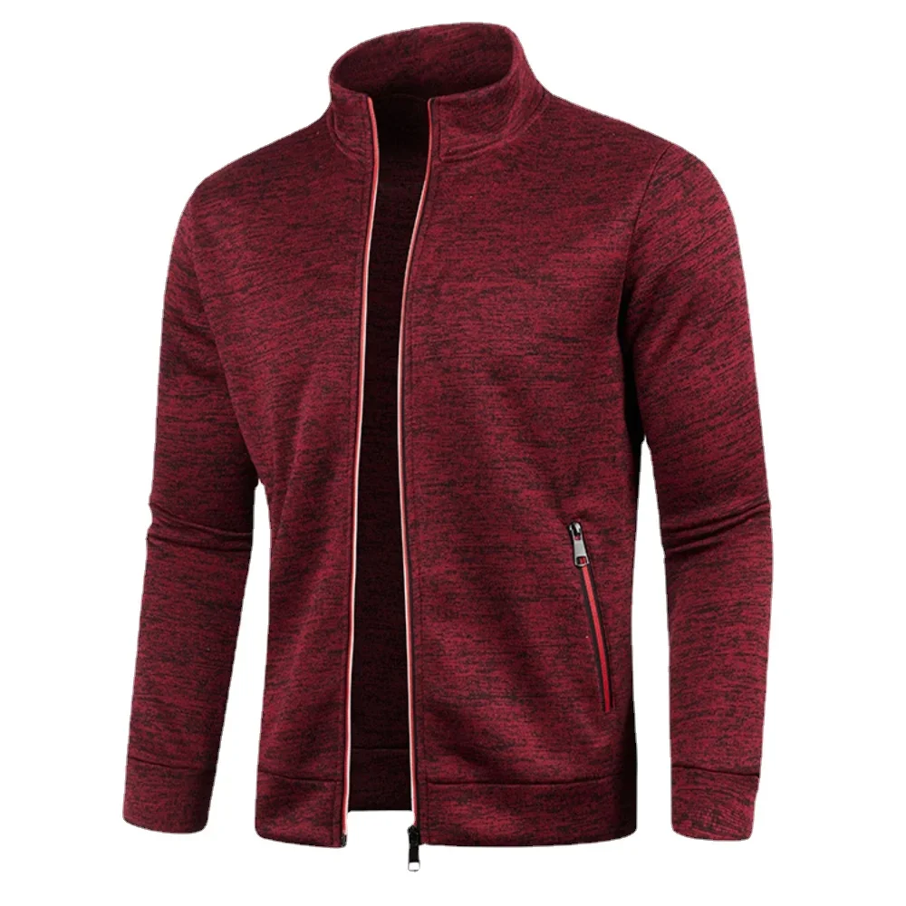 Men Fashion King - Novo outono inverno masculino zíper malha