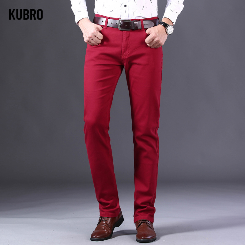 Men'S Fashion Reviews - Marca estilo clássico masculino vinho tinto
