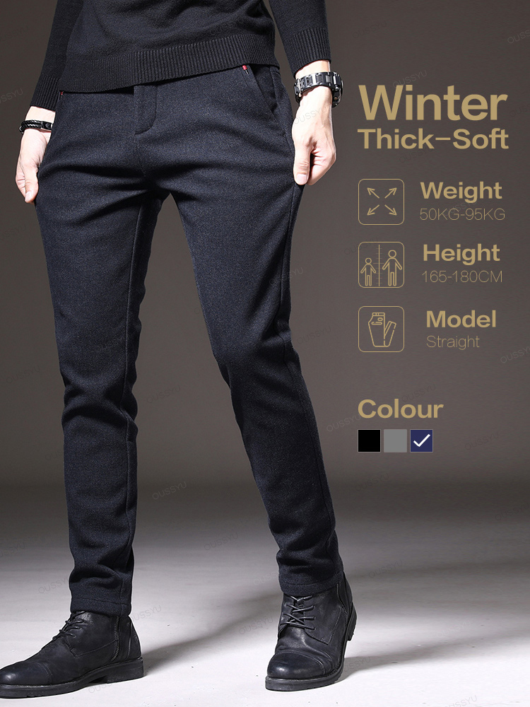 Men'S Fashion Korea - Roupas de marca outono inverno calças