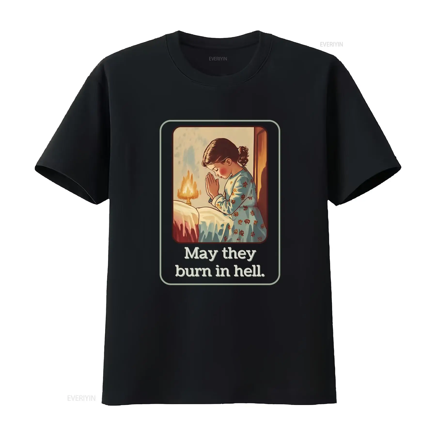 Mens Fashion In The 50S - Camiseta com tema de oração dos