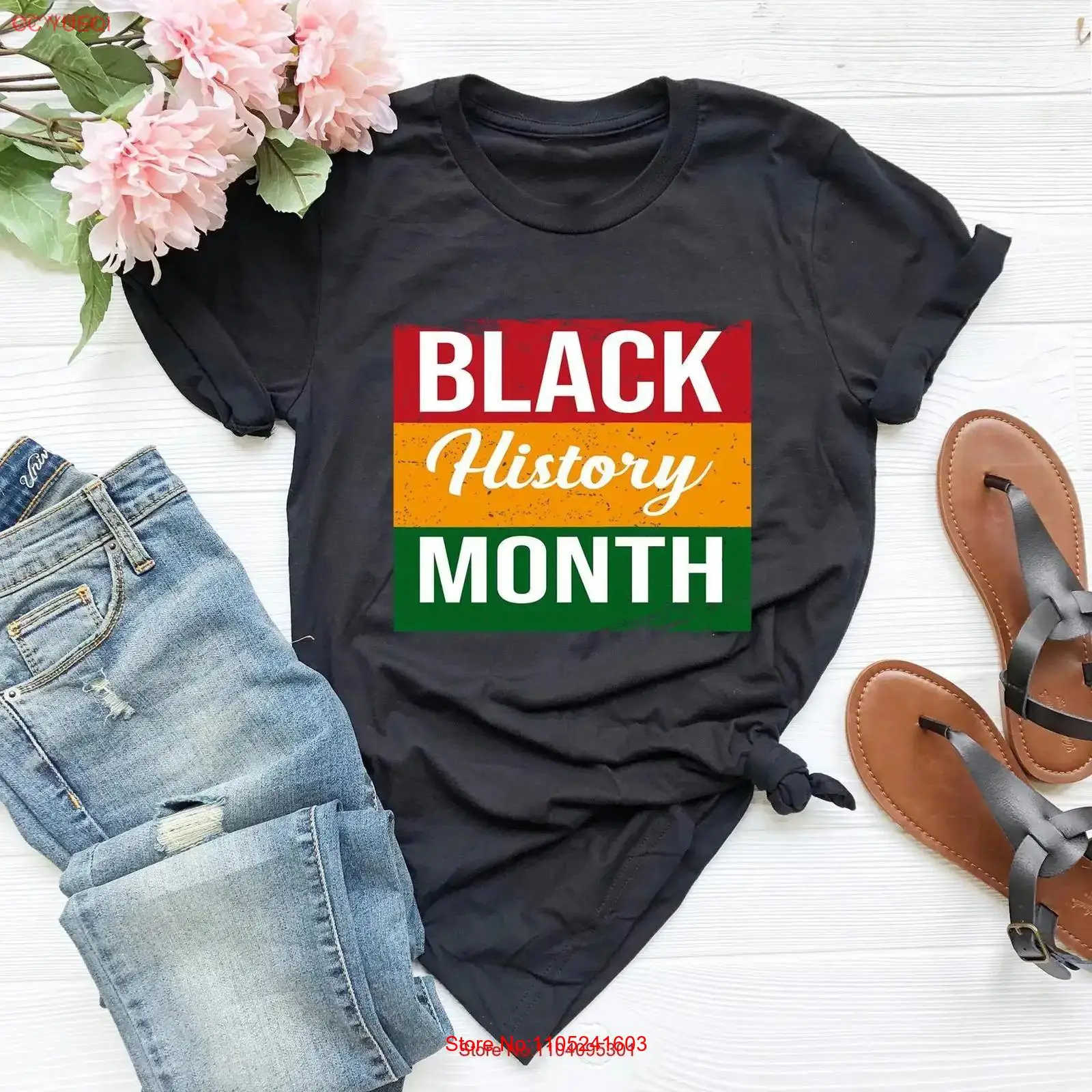 Men'S Fashion History - Camiseta do Mês da História Negra,
