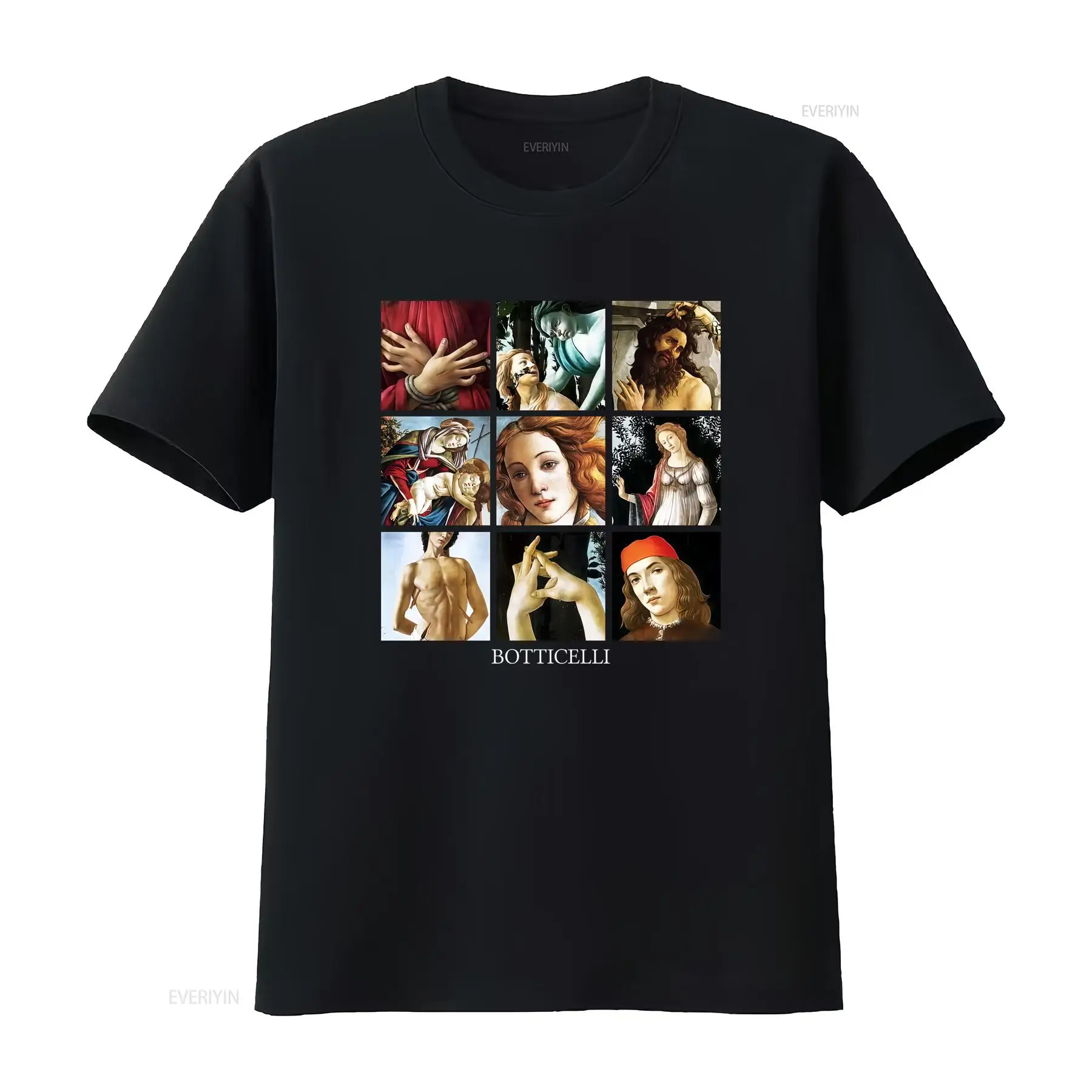 Men'S Fashion History - Camiseta Botticelli Details, estilo vintage, lavada,
