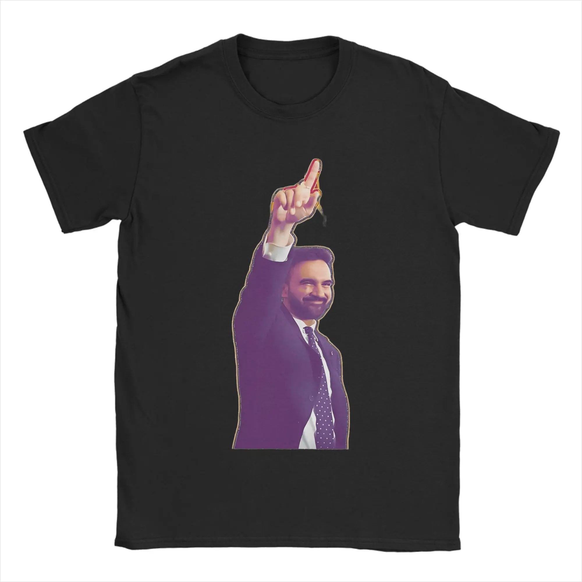 Men'S Fashion New York - Camisetas Casuais Zohran Mamdani para Nova