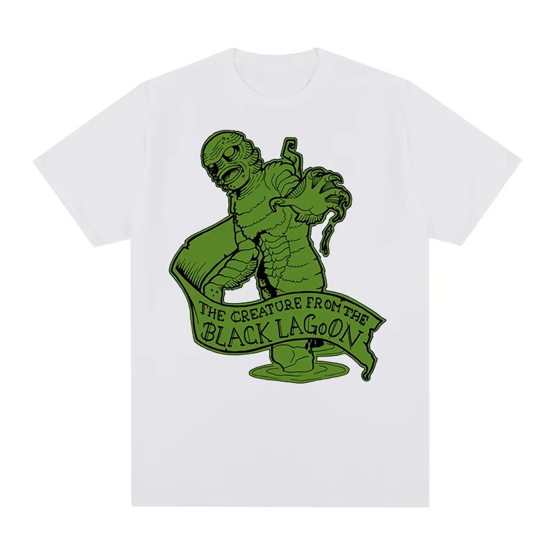 Mens Fashion In The 50S - Camiseta Vintage Creature From The Black