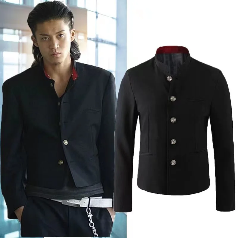 Formal Waistcoat Vest - Filme japonês novas corvos zero takiya