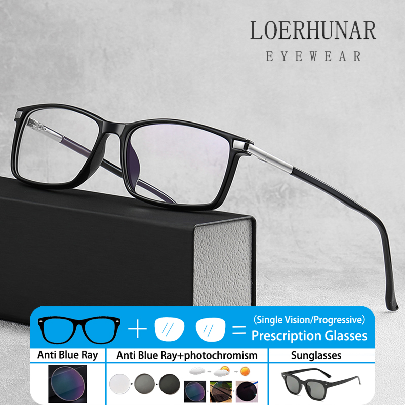 Mens Fashion Reading Glasses - Moda negócios escritório retro homens miopia