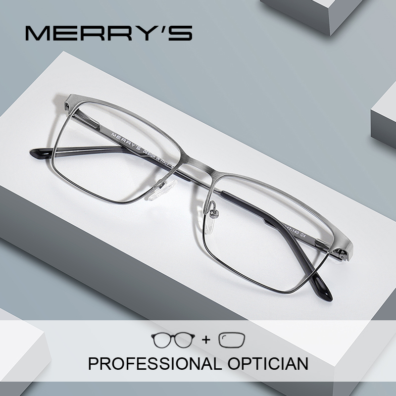 Mens Fashion Reading Glasses - MERRYS-Óculos ultraleves para homens, óculos miopia,