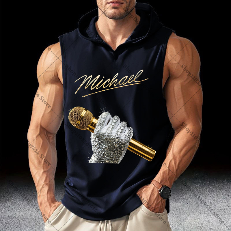Mens Fashion Vest - Colete Casual Adulto de Verão, Camiseta