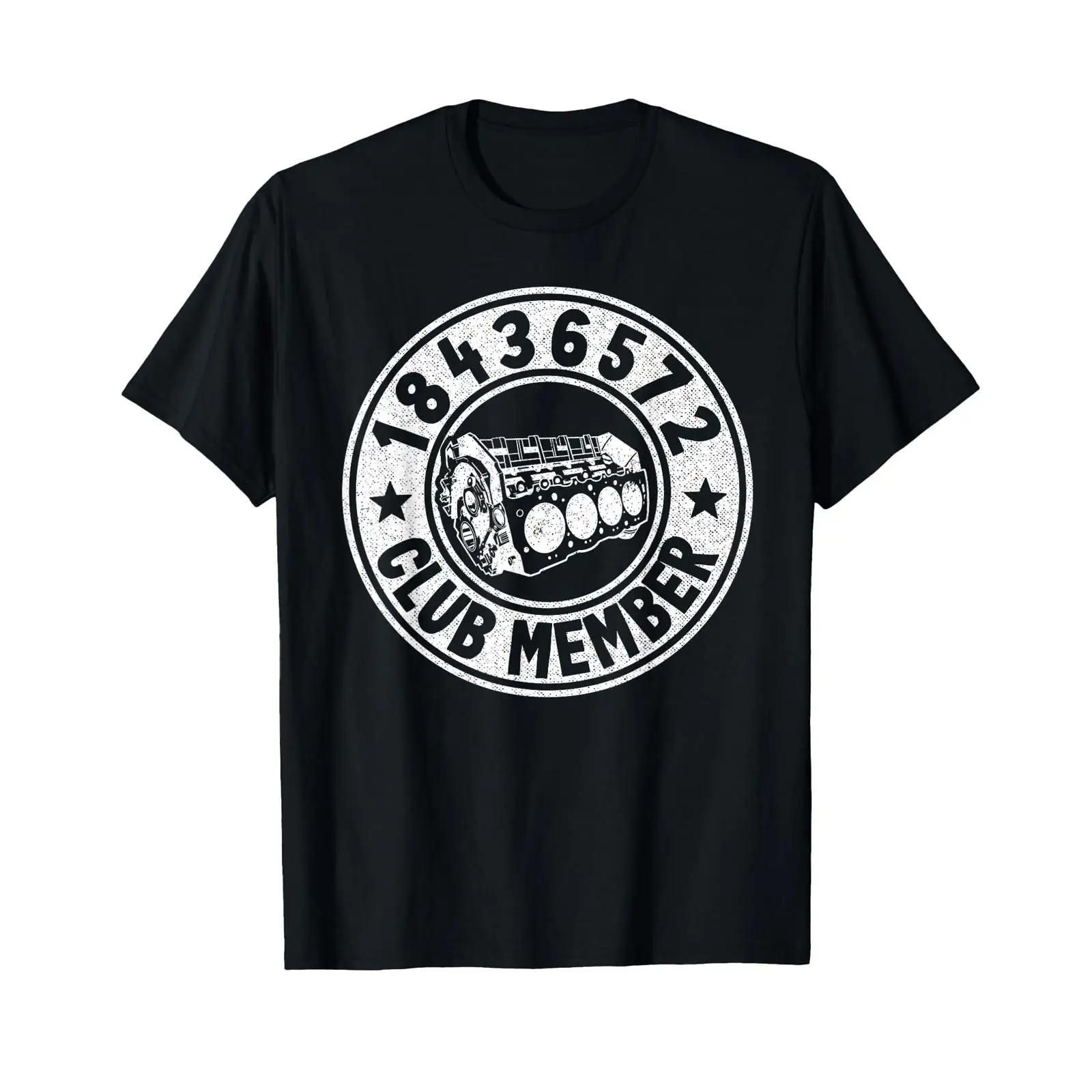 Men'S Fashion Garage - Camiseta Vintage Lavada para Membros do