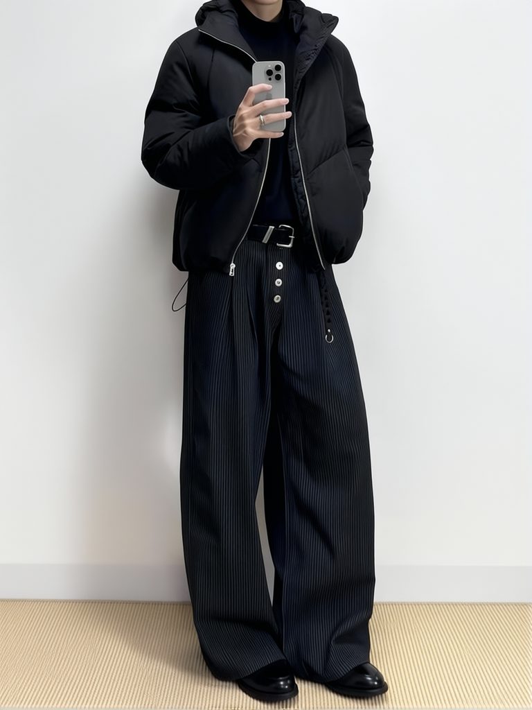 Men'S Dress Pants Fashion - Calças de Terno Masculinas Estilo Old
