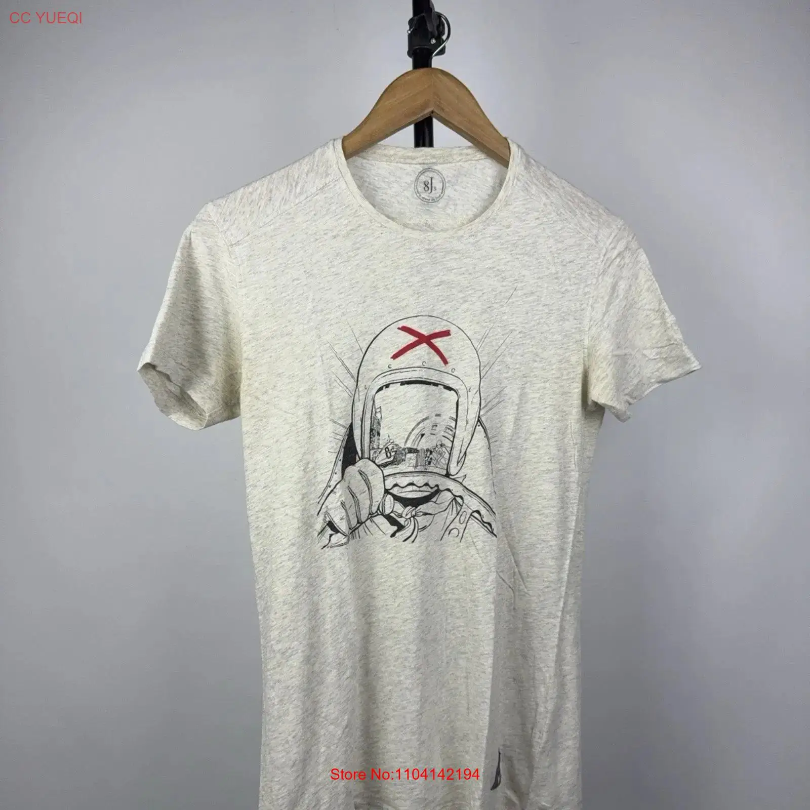 Men'S Fashion X - Camiseta Masculina 8Js x Michel Vaillant