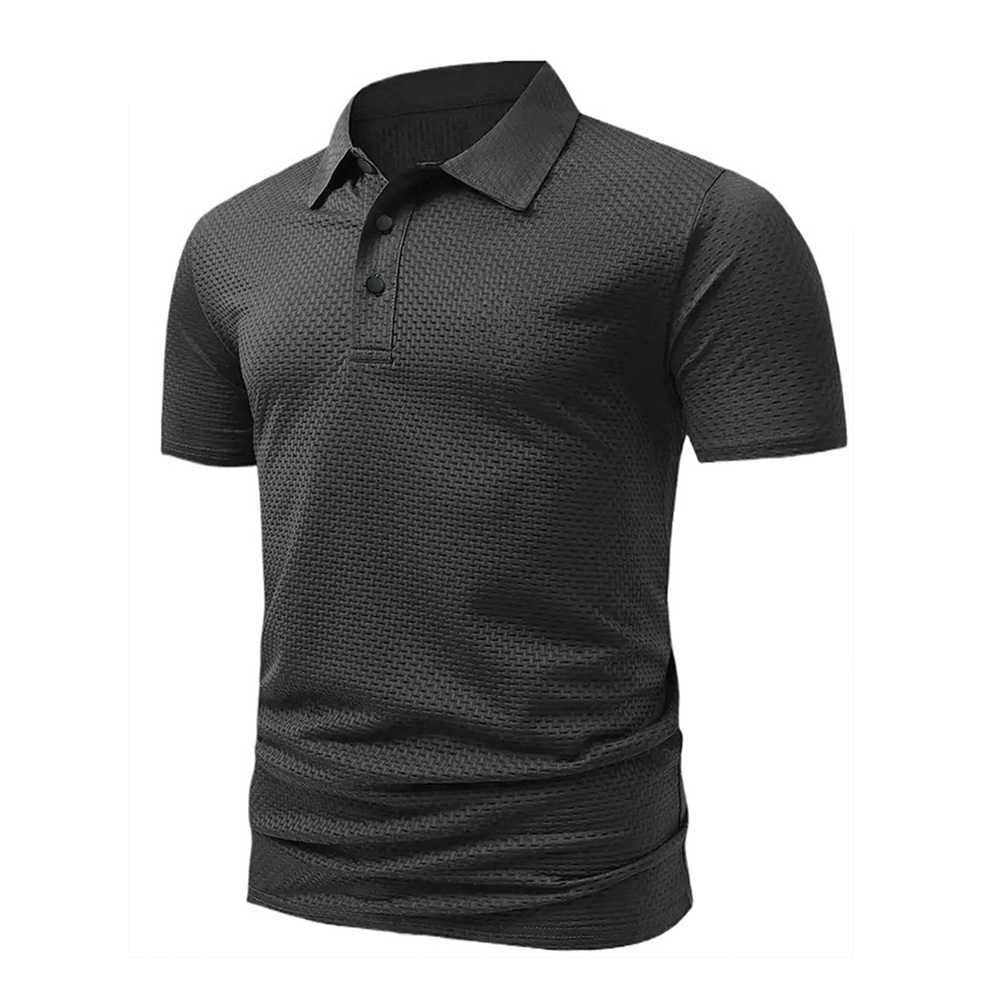 Men Fashion King - Camisa Polo Masculina de Manga Curta