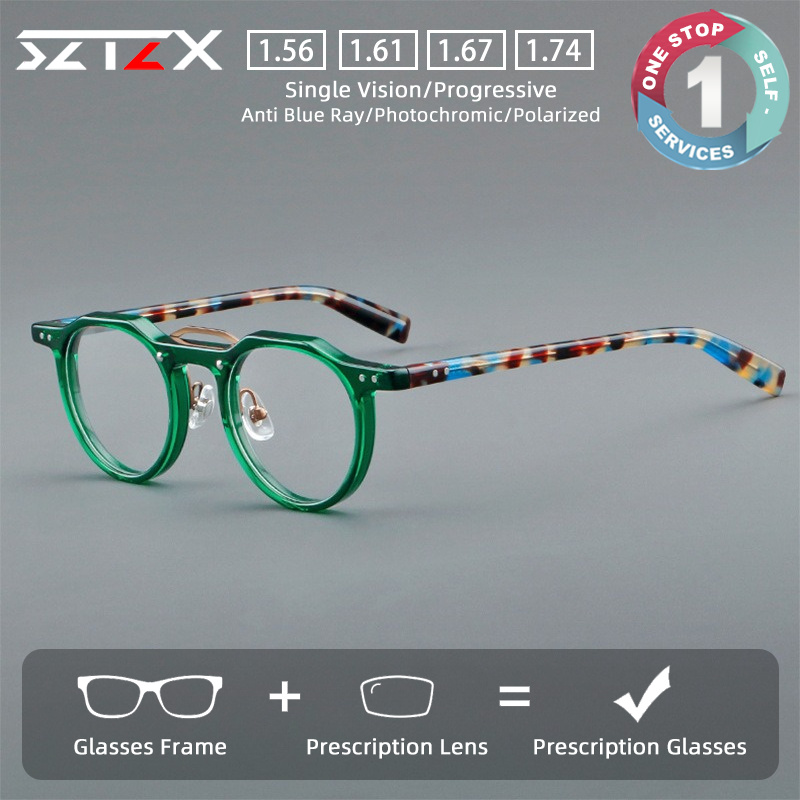 Mens Fashion Reading Glasses - Óculos de Prescrição Vintage Estilo Casual