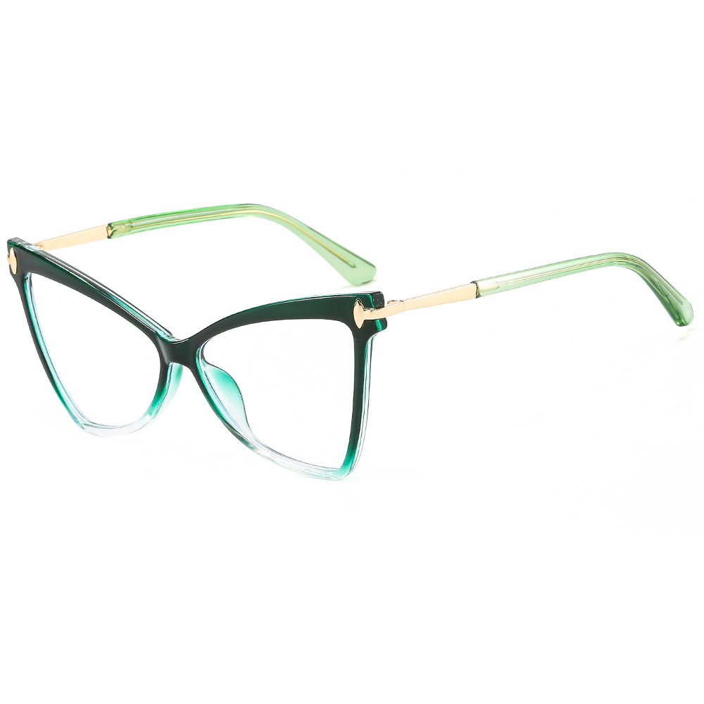 Mens Fashion Reading Glasses - Cat Eye Prescription Glasses for Women,