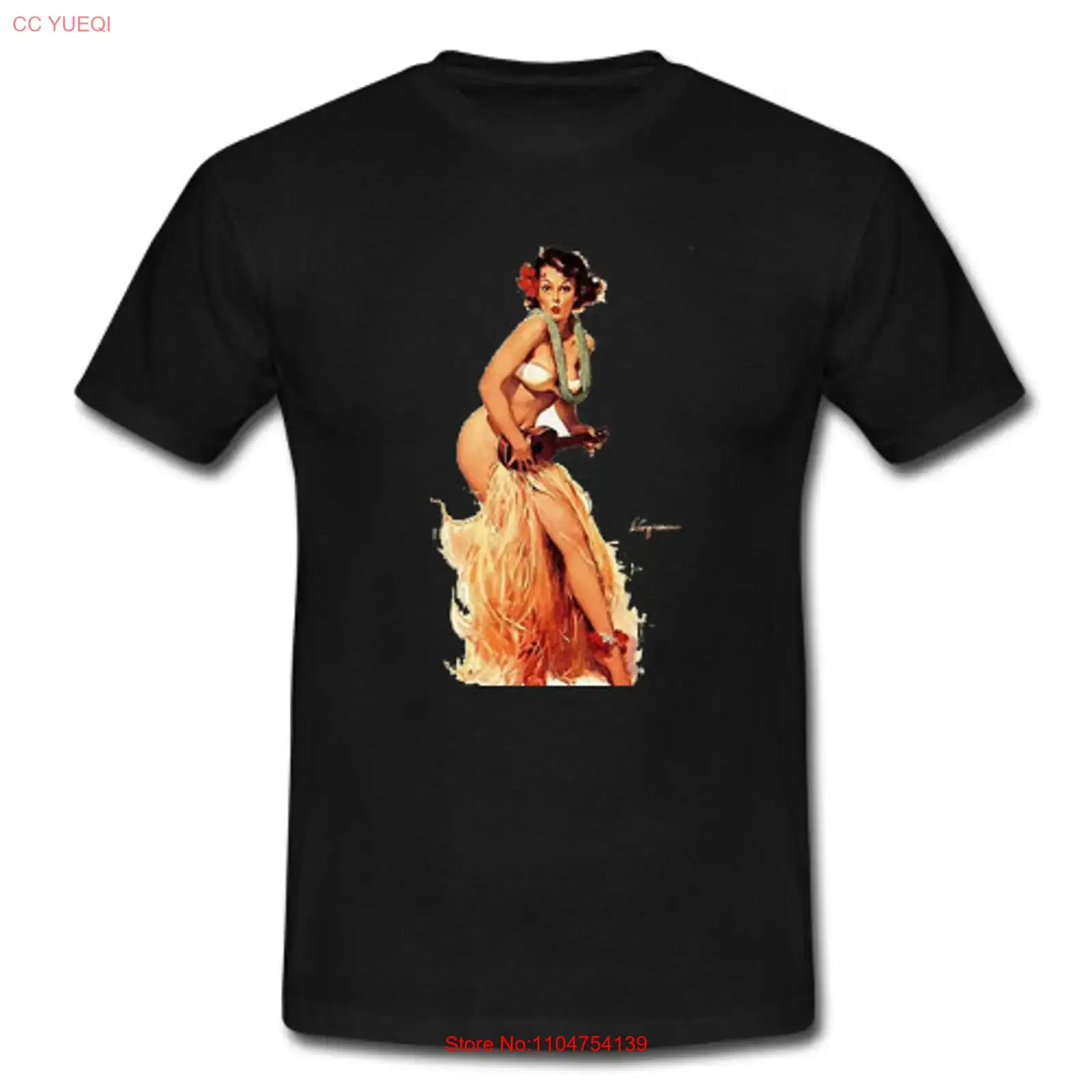 Mens Fashion In The 50S - Camiseta retrô masculina vintage havaiana Hula