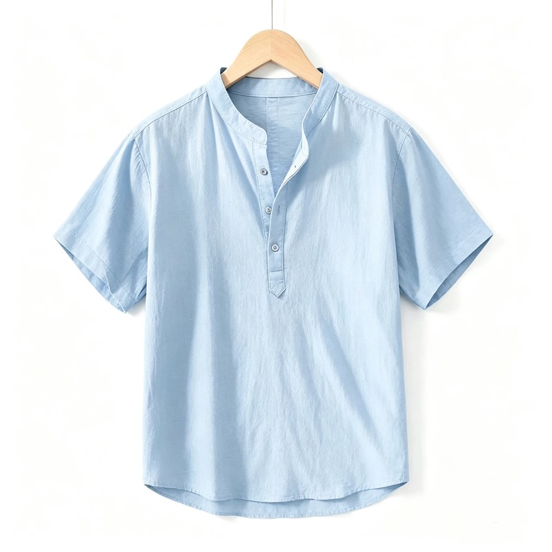 Linen Shirt Summer - Camisa Masculina de Algodão e Linho