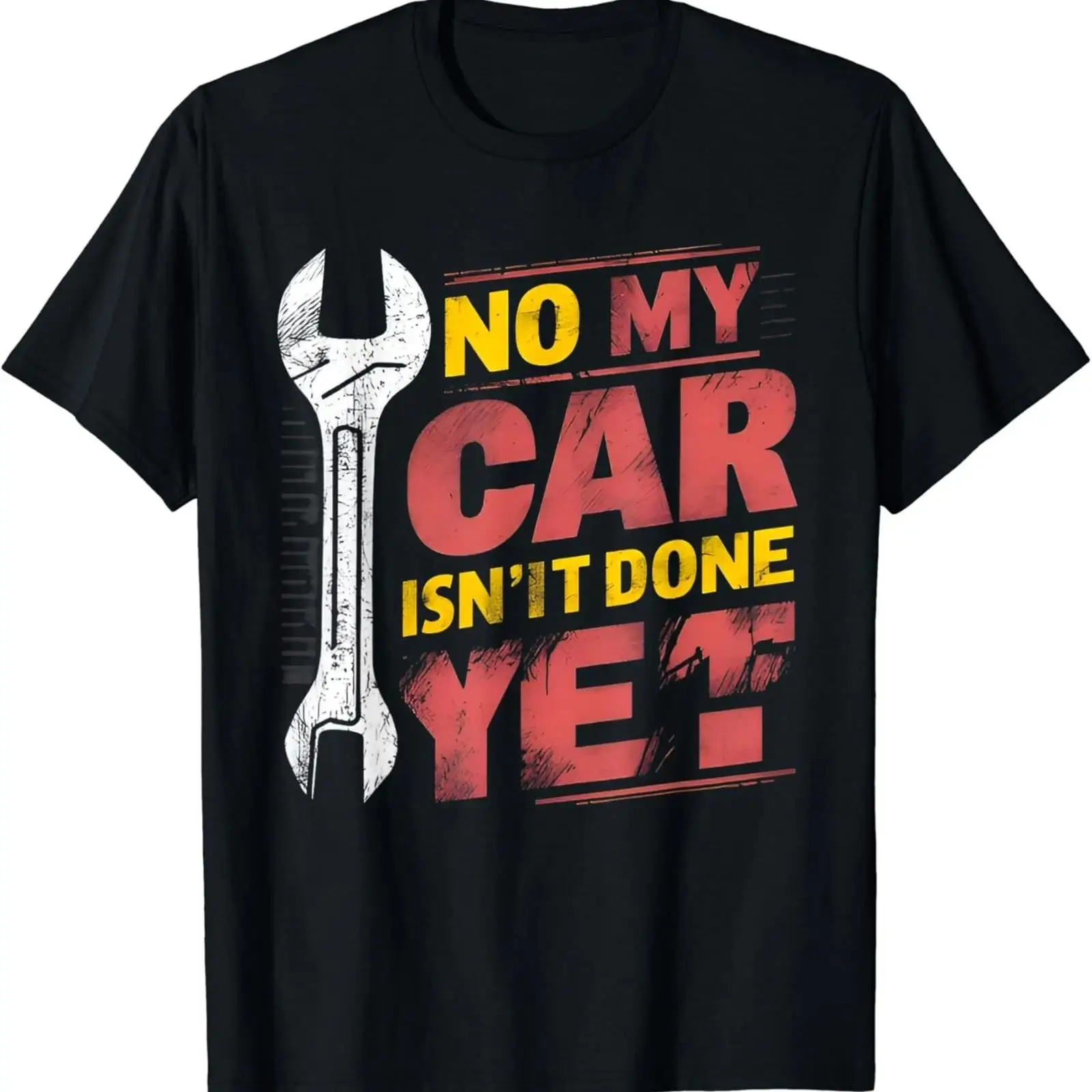 Men'S Fashion Garage - Camiseta Engraçada de Mecânico com Estampa