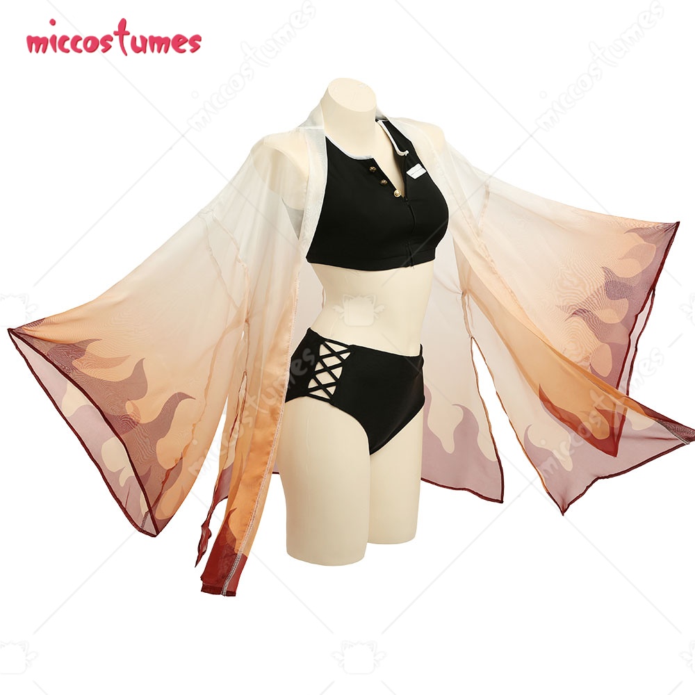 Formal Waistcoat Vest - Maiôs com estampa de chamas HAIKYUU
