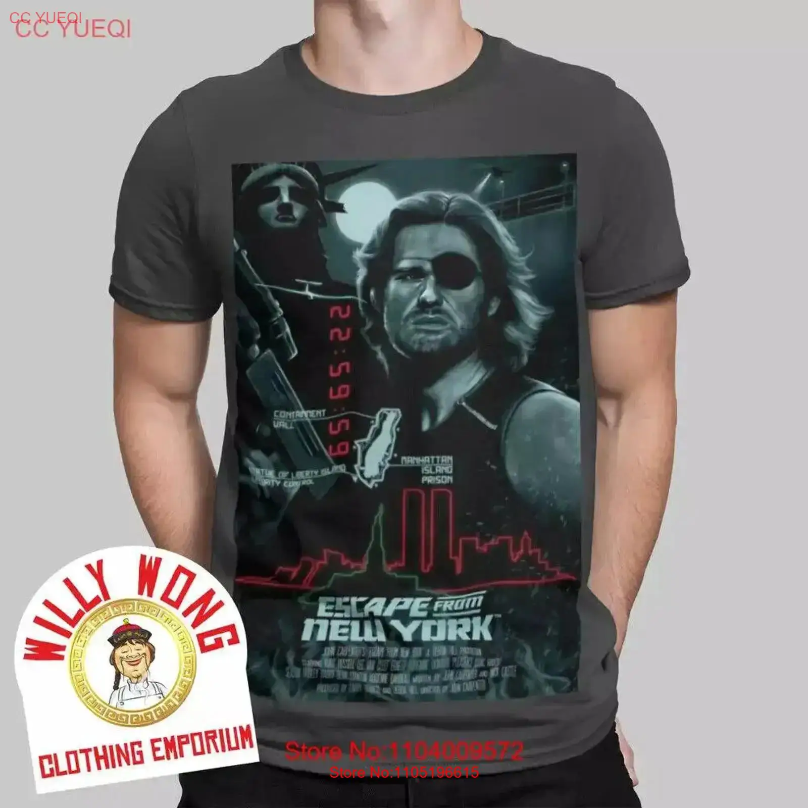 Men'S Fashion New York - Fuga de nova york t camisa