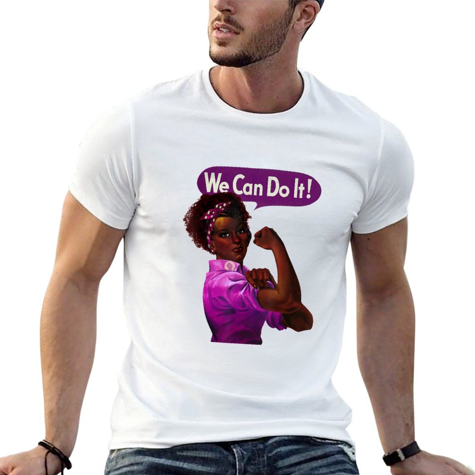 Men'S Fashion History - Camiseta Rosie the Riveter Black History,
