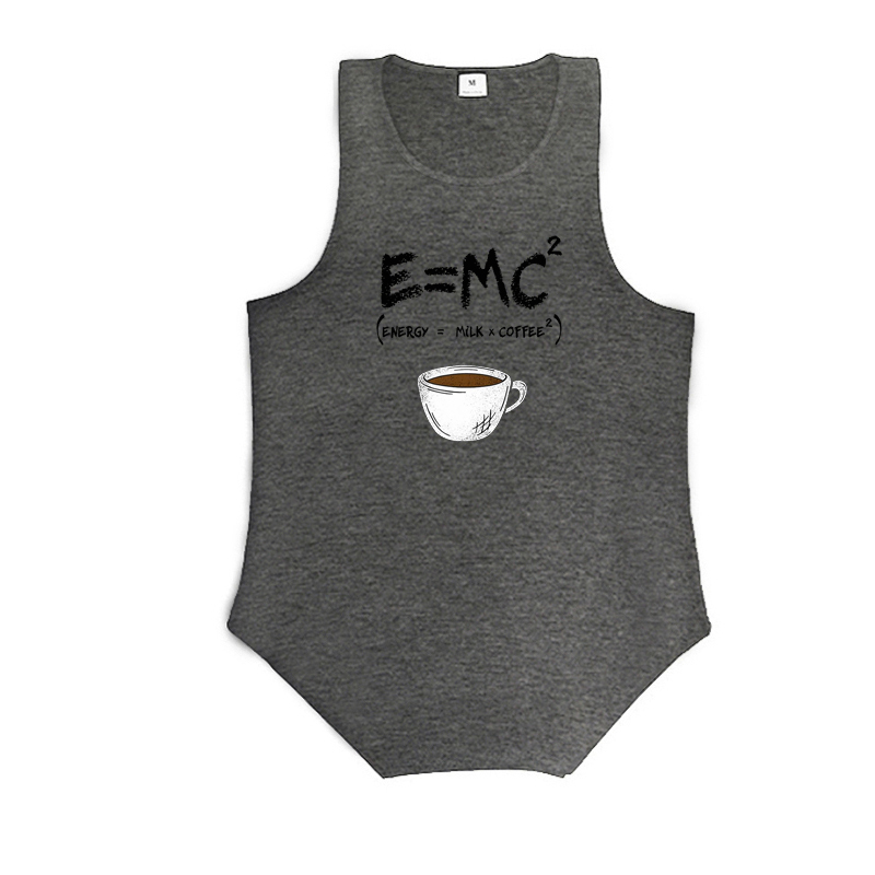 Men'S Fashion X - Camiseta Estampada Fashion E=MC Energy =