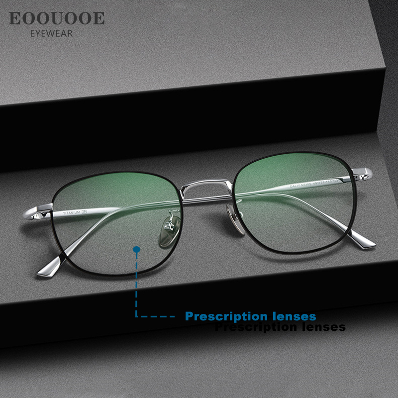 Mens Fashion Reading Glasses - Moda masculina óculos de titânio puro