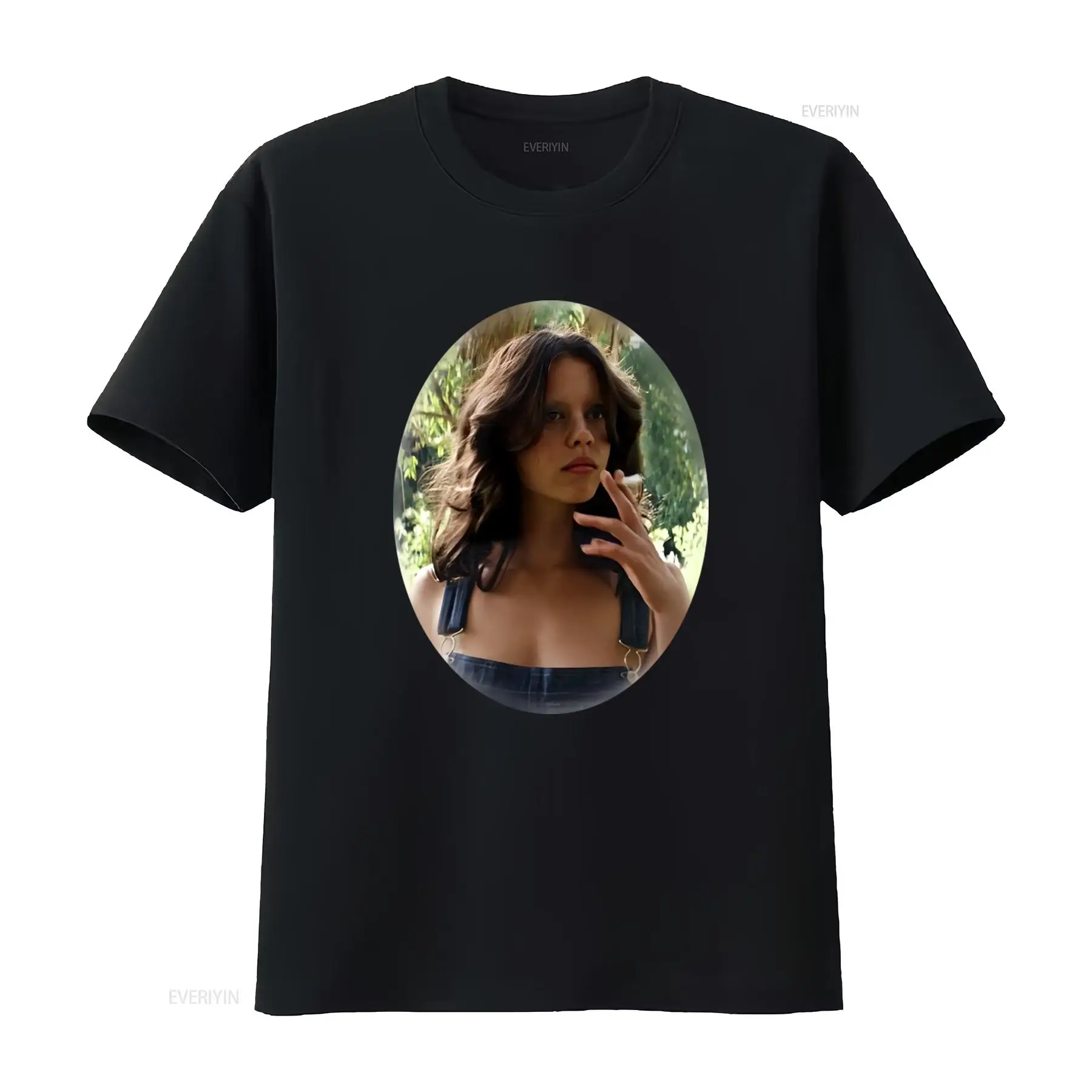 Men'S Fashion X - Camiseta de Algodão Pesado com Estampa