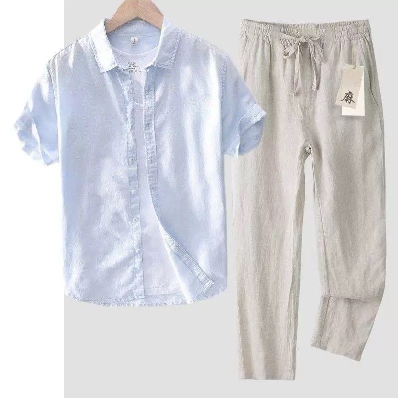 Conjunto de Camisa de Linho Le - Linen Shirt Summer avaliação e preço