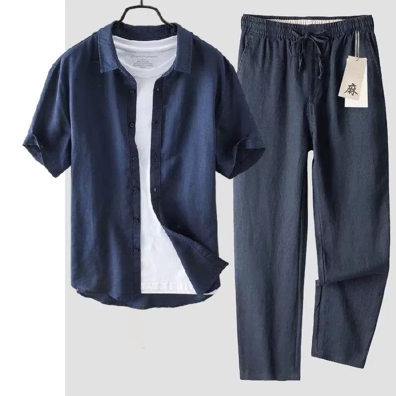 Conjunto de Camisa de Linho Le - Linen Shirt Summer avaliação e preço
