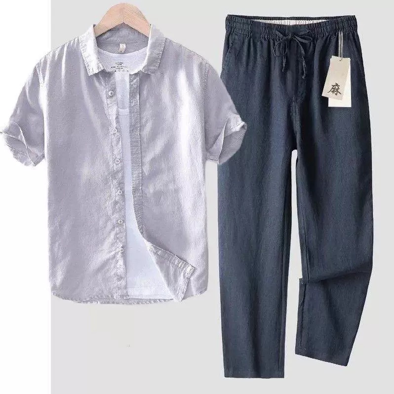 Conjunto de Camisa de Linho Le - Linen Shirt Summer avaliação e preço
