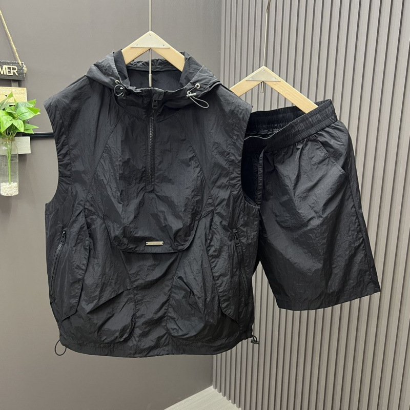 Conjunto de 2 peças: Colete co - Mens Fashion Vest avaliação e preço