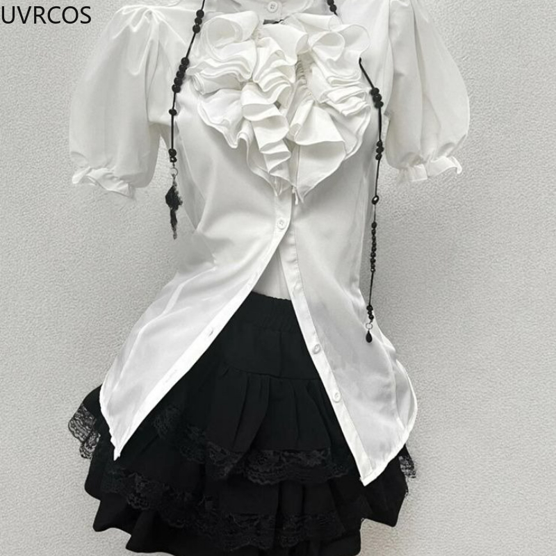 Y2k estética lolita estilo doc - Formal Waistcoat Vest avaliação e preço