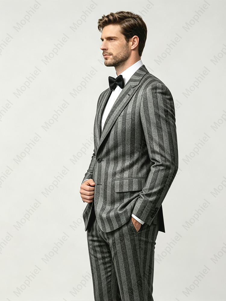 Ternos Masculinos Pretos e Cin - Slim Fit Blazer Men avaliação e preço