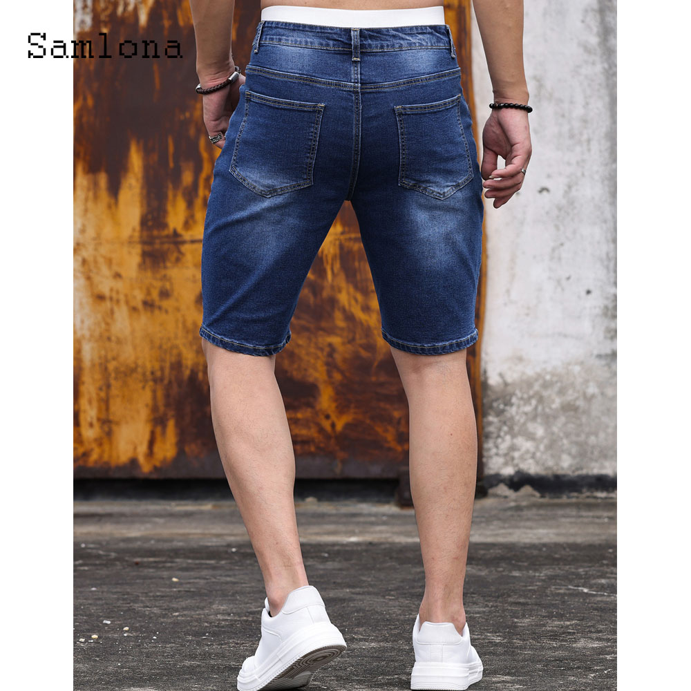 Shorts jeans retalhados mascul - Mens Fashion Denim avaliação e preço