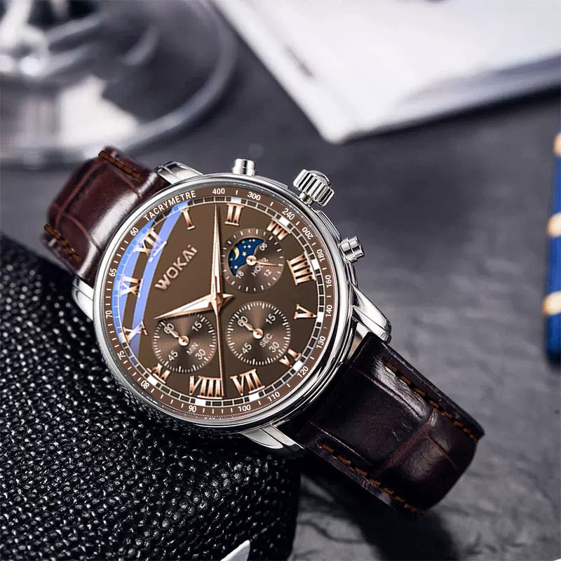 2023 venda quente wokai relógi - Men'S Fashion Quartz Watch Wokai avaliação e preço