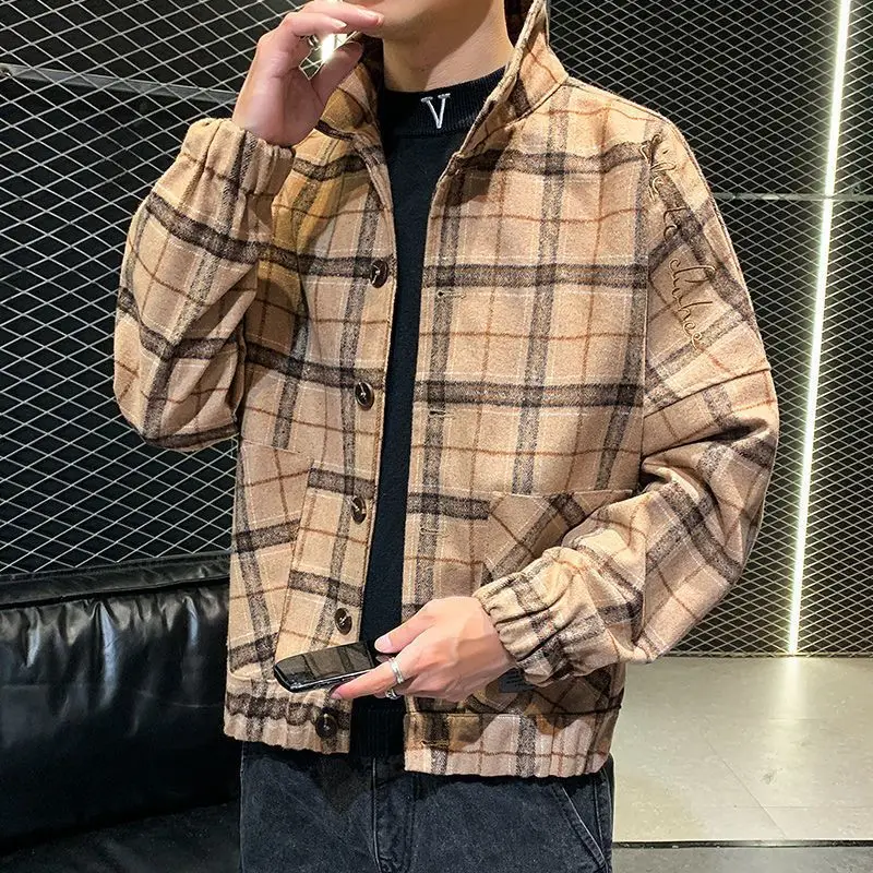 GELITAYIN Casacos curtos de lã - Men'S Fashion Reviews avaliação e preço
