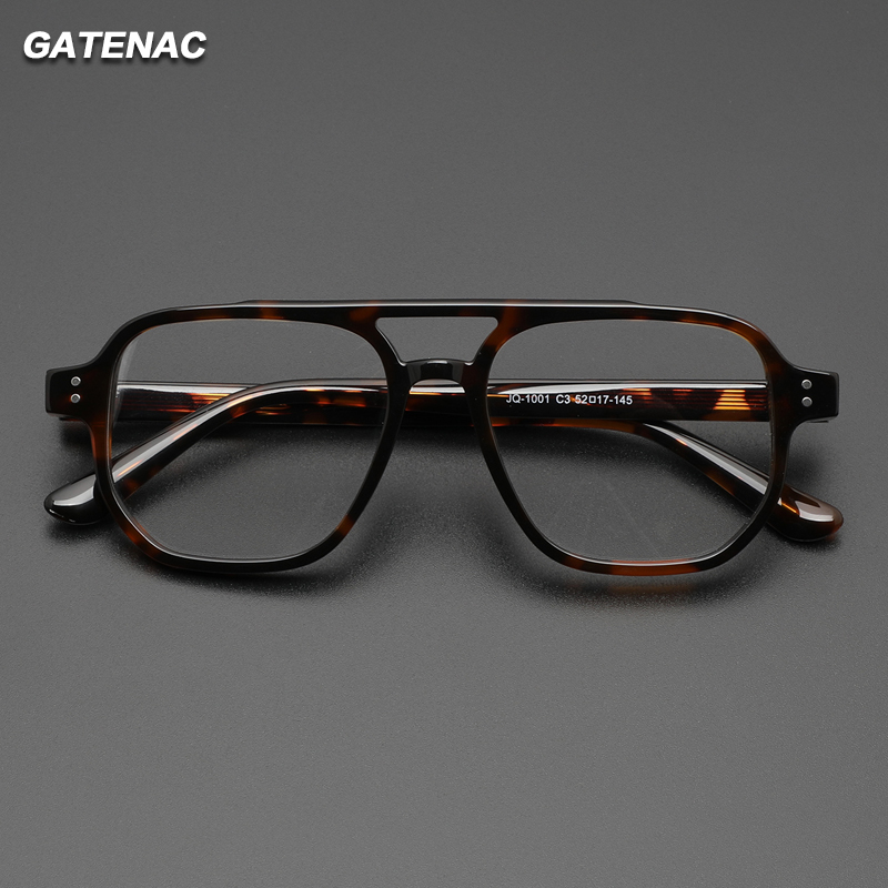 Gatenac moda acetato óculos de - Mens Fashion Reading Glasses avaliação e preço