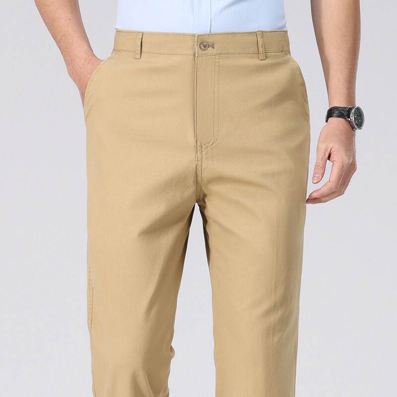 Calças chino masculinas negóci - Men'S Dress Pants Fashion avaliação e preço