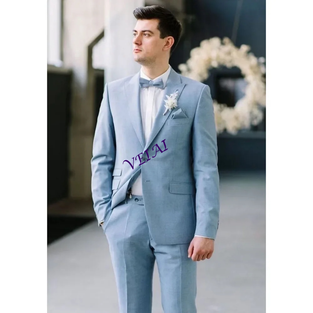 Terno Slim Fit Sob Medida para - Slim Fit Blazer Men avaliação e preço