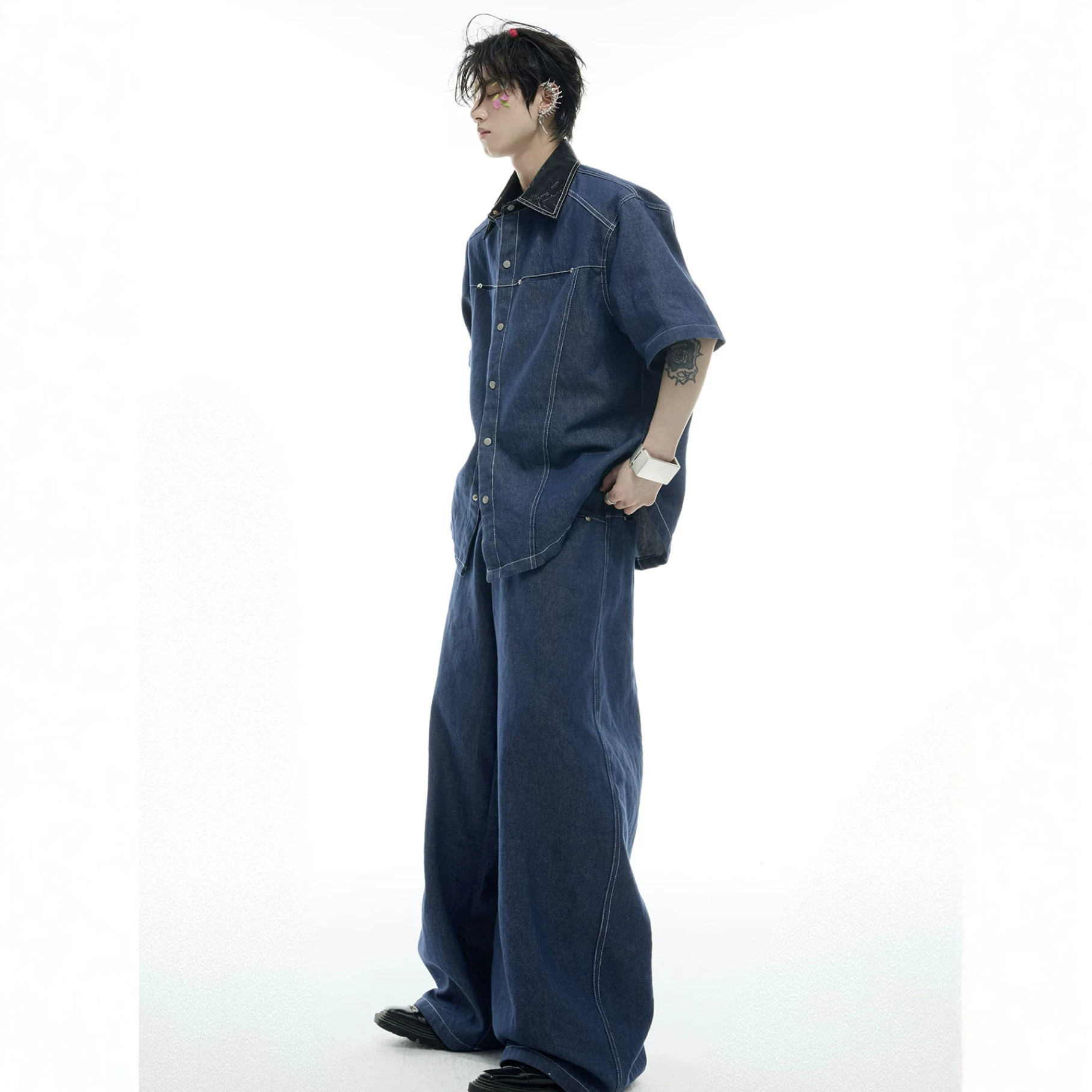 Conjunto Masculino de Verão em - Mens Fashion Denim avaliação e preço