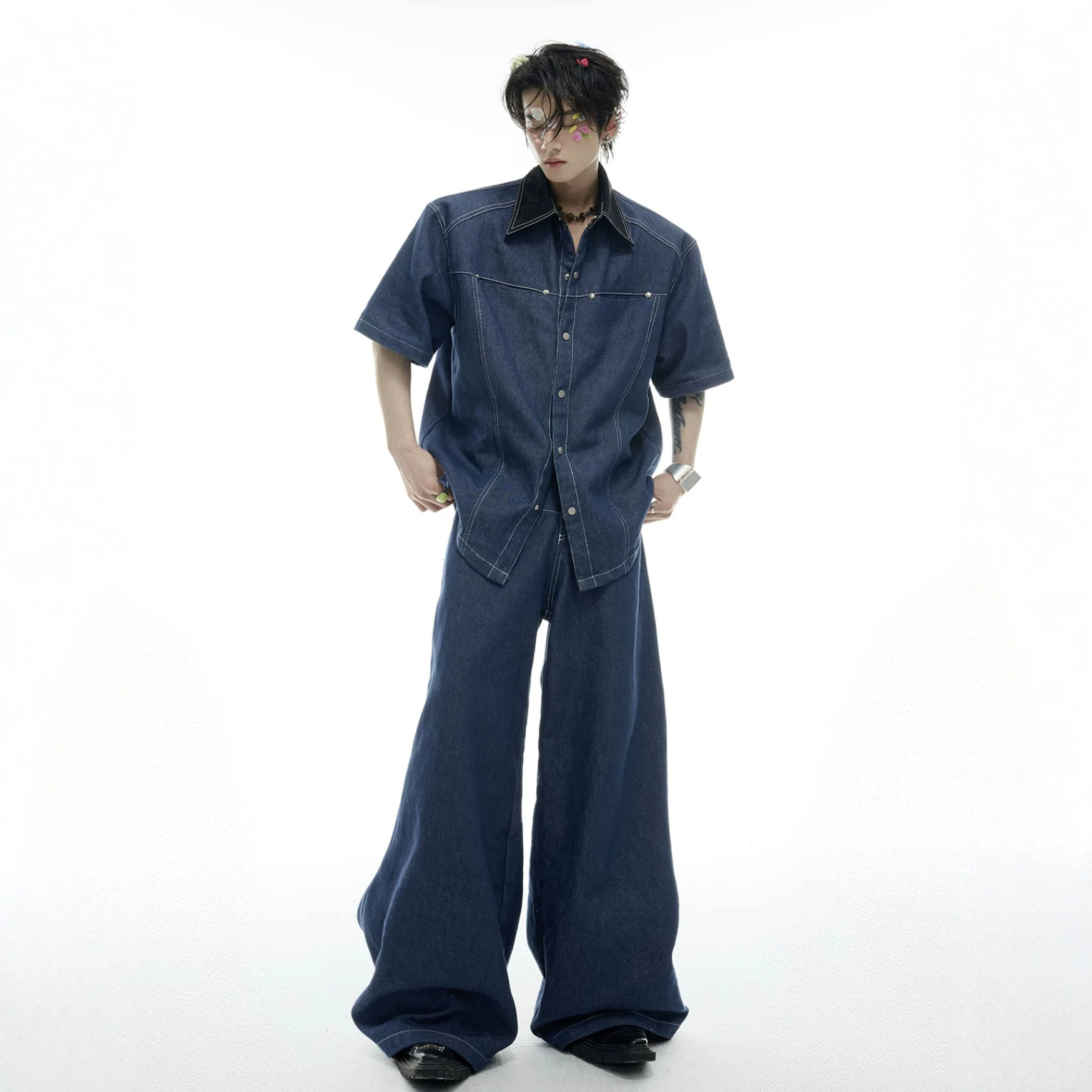 Conjunto Masculino de Verão em - Mens Fashion Denim avaliação e preço
