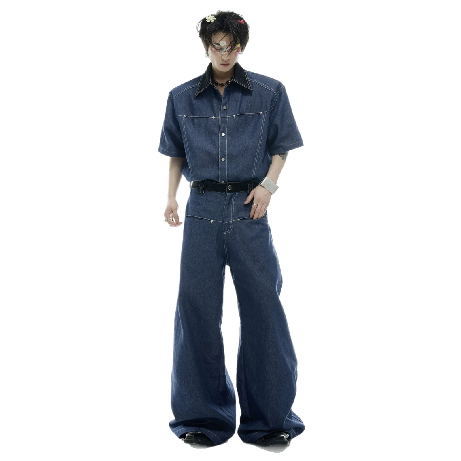 Conjunto Masculino de Verão em - Mens Fashion Denim avaliação e preço