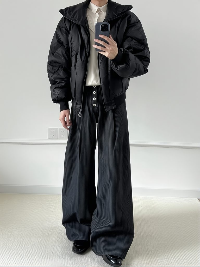 Calças de Terno Masculinas Est - Men'S Dress Pants Fashion avaliação e preço