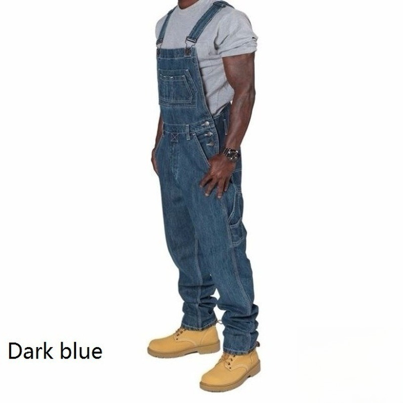 Macacão Jeans Masculino Rasgad - Mens Fashion Denim avaliação e preço