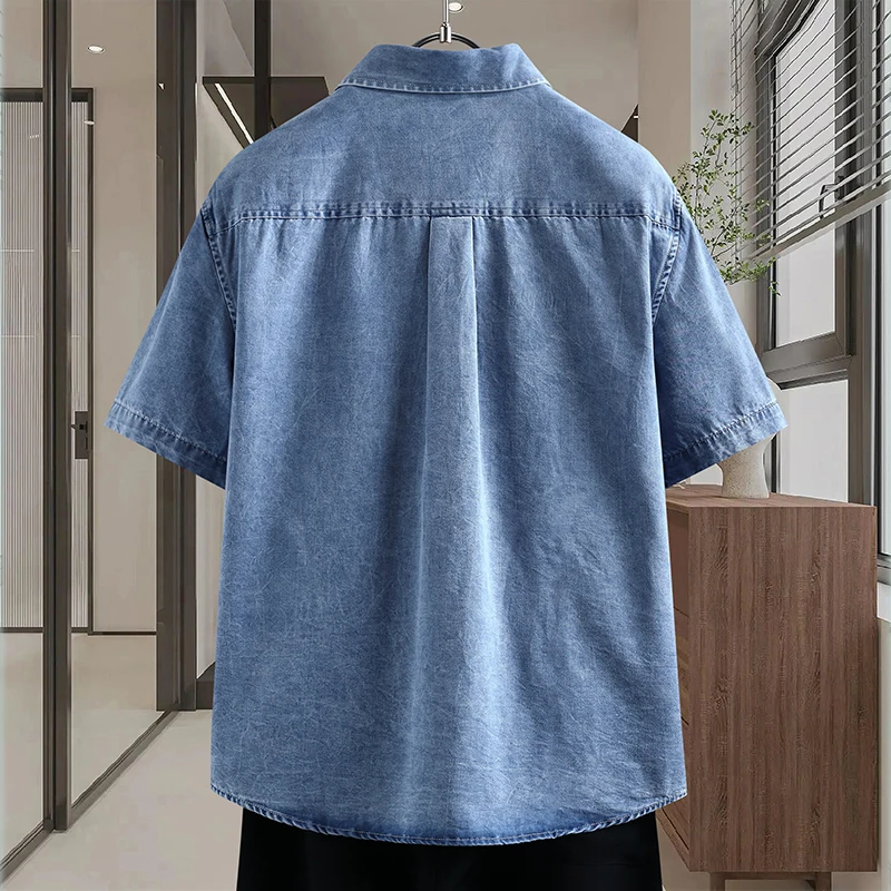 Camisa de Denim Masculina Fina - Mens Fashion Denim avaliação e preço