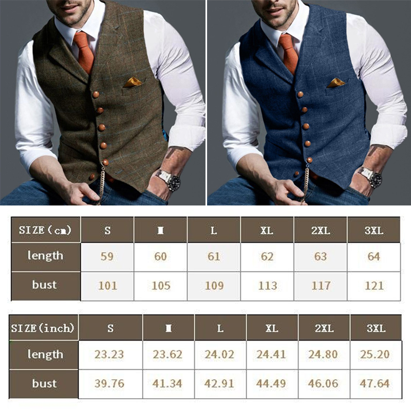 Moda masculina coletes lapela  - Formal Waistcoat Vest avaliação e preço
