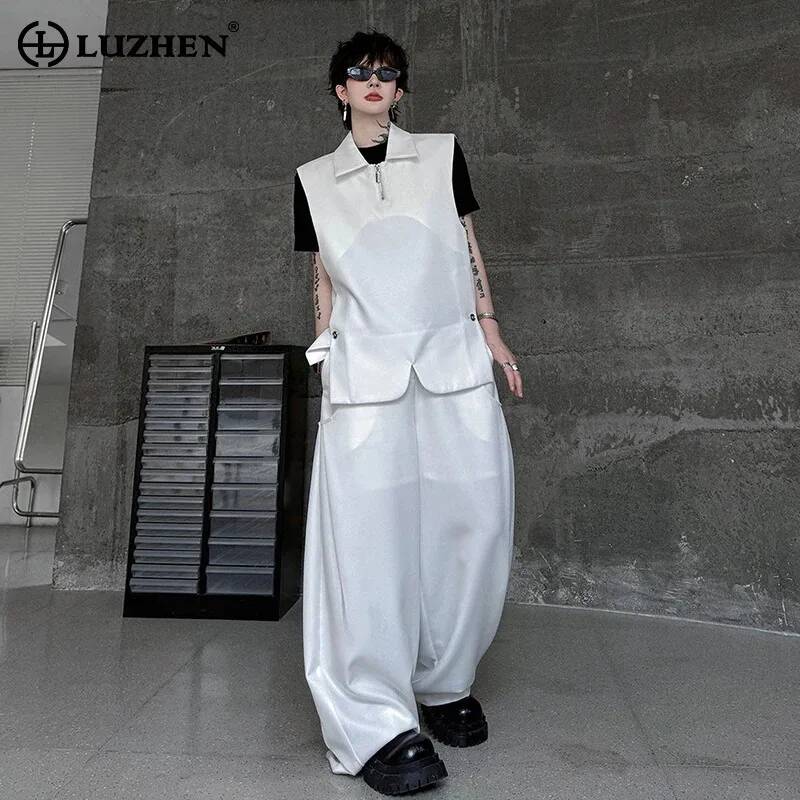 Colete LUZHEN 2026: Novo Conju - Mens Fashion Vest avaliação e preço